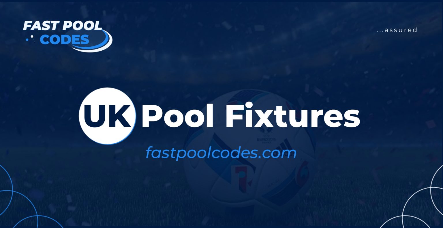 Week 35 Pool Fixture 2023 UK Pool Fixtures 2022/2023 Fast Pool Codes