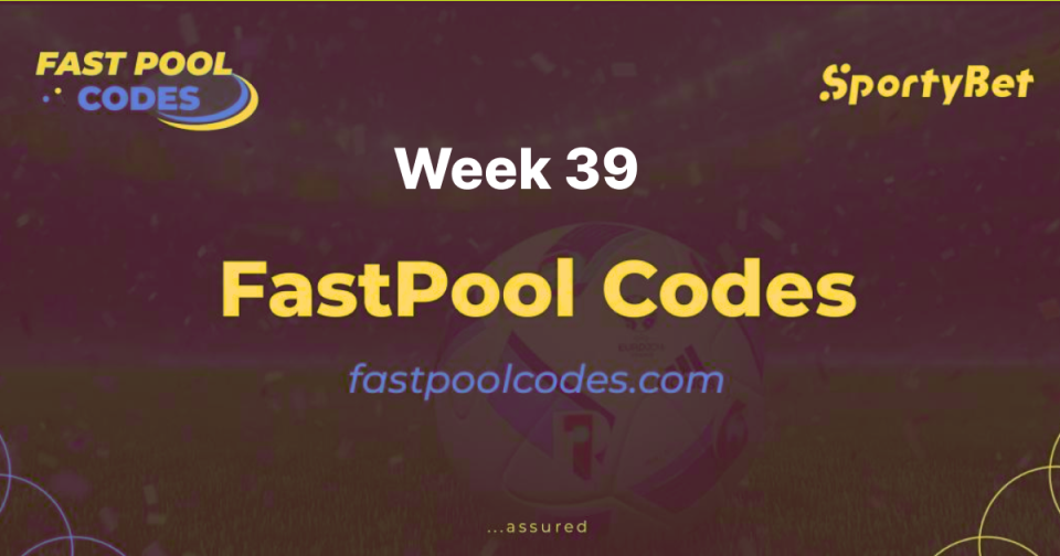 Sportybet pool codes week 39