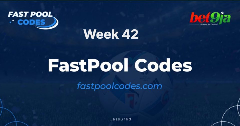 Week 42 Bet9ja Pool codes